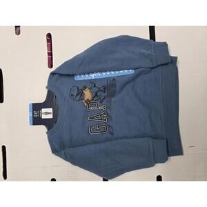 GAP Boys 4T Blue Dinosaur Graphic Sweatshirt